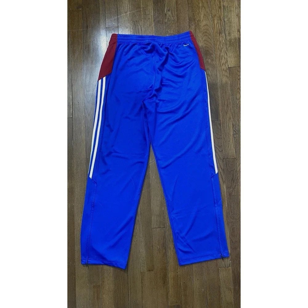 Adidas Climacool Tiro Track Pants Mens Large Blue Soccer Training Drawstring